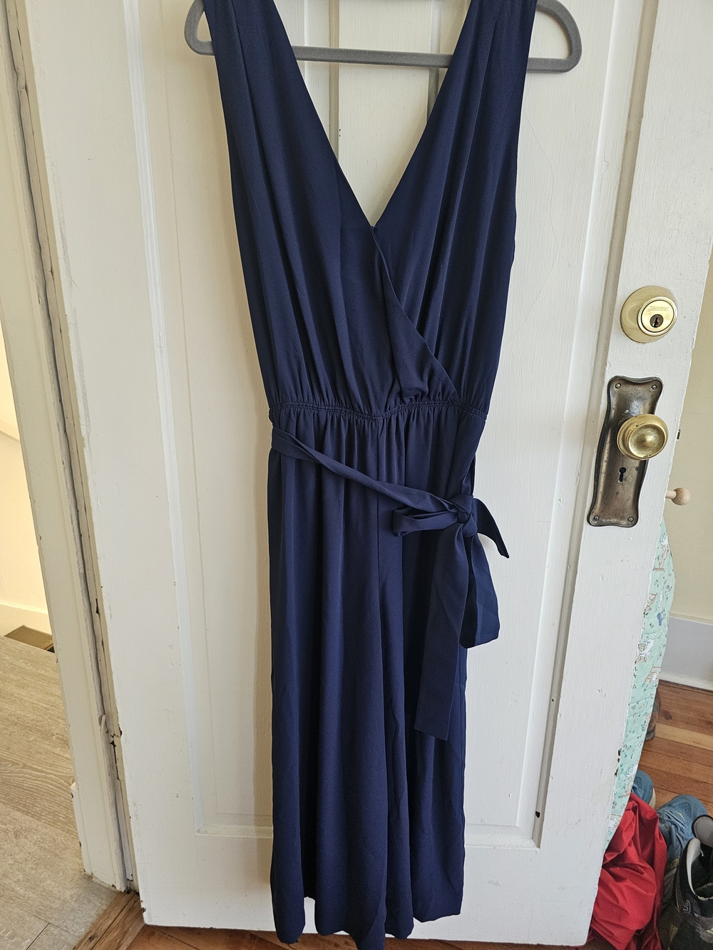 Babaton Navy Maximillian Sleeveless Jumpsuit
